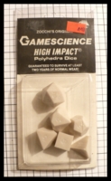 Dice : Dice - DM Collection - Gamescience Classic White Packaged 6 Dice Set - Ebay Sept 2011
